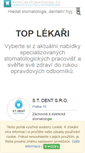 Mobile Screenshot of katalog-stomatologu.cz