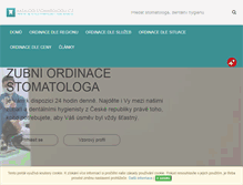 Tablet Screenshot of katalog-stomatologu.cz